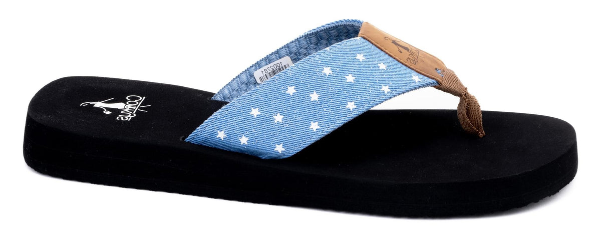 Corkys Summer Break - Blue Denim Stars