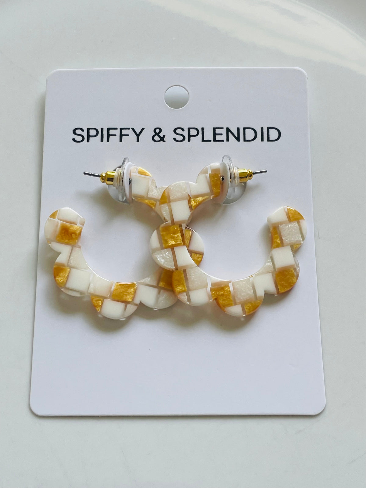 Hoops - Yellow & White