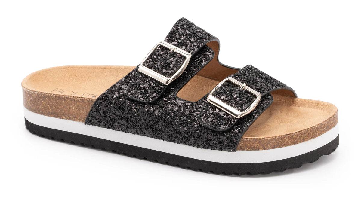 Corkys Beach Babe - Black Glitter